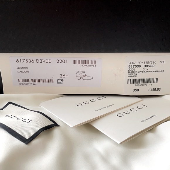 Gucci Quentin, size 36 1/2, Brand New - Picture 5 of 6